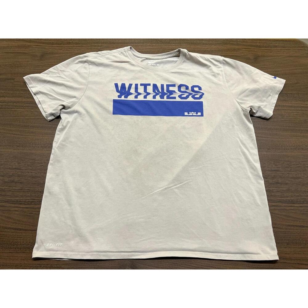 Lebron James Witness Mens Gray Short-Sleeve T-Shirt